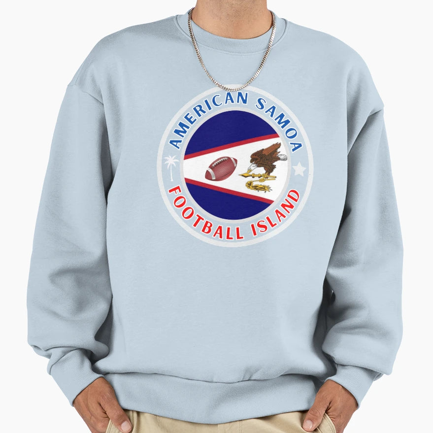 American Samoa Aka Football Island Sweatshirt - Custom Art Print for Adults - T-Shirt, Sweatshirt, Hoodie