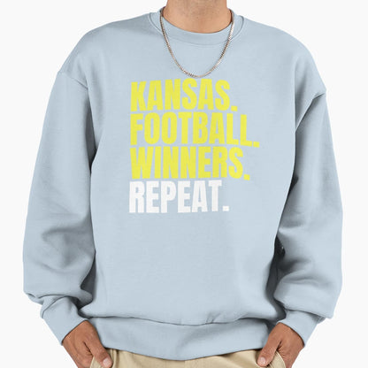 Kansas City Football Kansas Sweatshirt - Novelty Apparel for Adults - T-Shirt, Sweatshirt, Hoodie