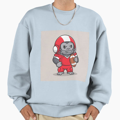 Gorillas Rugby Fun Sweatshirt - Streetwear Style for Adults - T-Shirt, Sweatshirt, Hoodie
