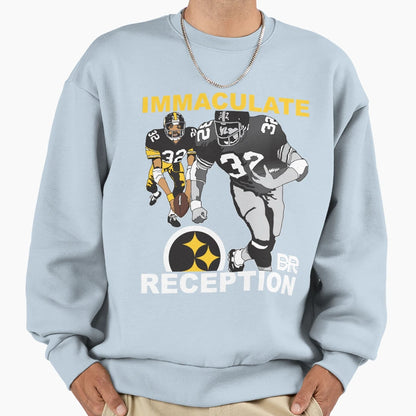 Ballers Religion Immaculate Reception Sweatshirt - Graphic Print Men Women - T-Shirt, Sweatshirt, Hoodie