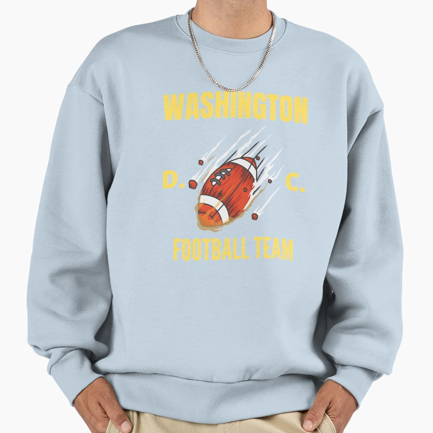 Washington D C Football Team Sweatshirt - Casual Everyday Wear Unisex - T-Shirt, Sweatshirt, Hoodie