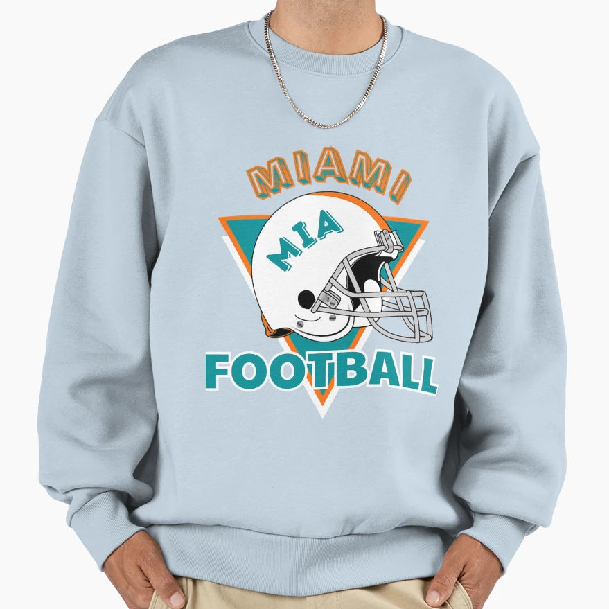 Art Miami Dolphins Sweatshirt - Custom Art Print Unisex - T-Shirt, Sweatshirt, Hoodie