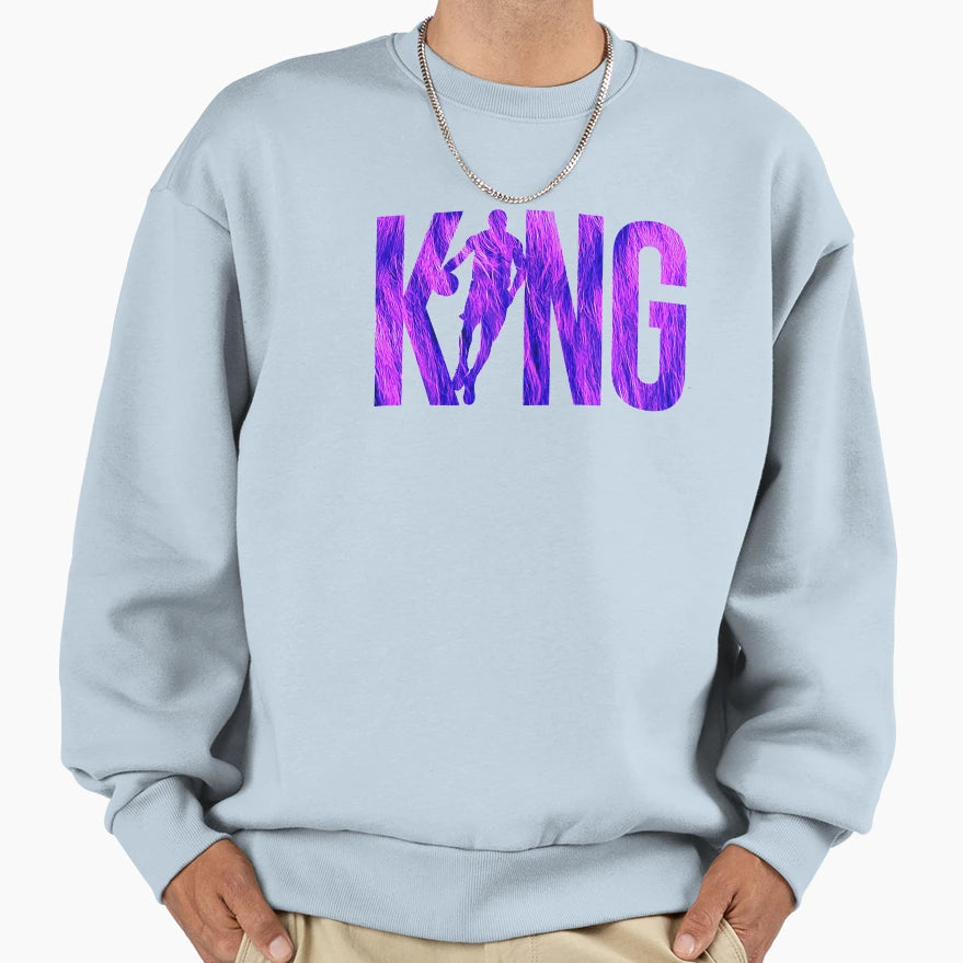 King Lebron Sweatshirt - Casual Everyday Wear Unisex - T-Shirt, Sweatshirt, Hoodie