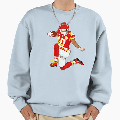 Isiah Pacheco 10 Kc Chiefs Sweatshirt - Custom Art Print Unisex - T-Shirt, Sweatshirt, Hoodie