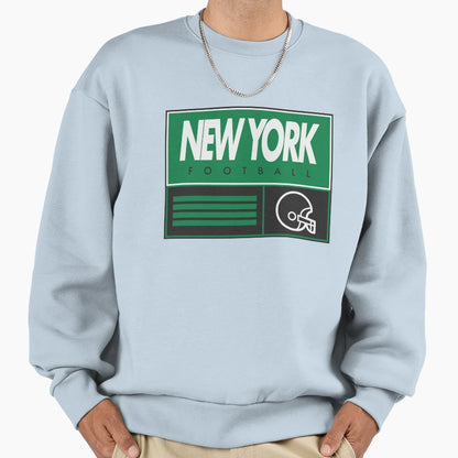 New York Football Sweatshirt - Graphic Print Unisex - T-Shirt, Sweatshirt, Hoodie