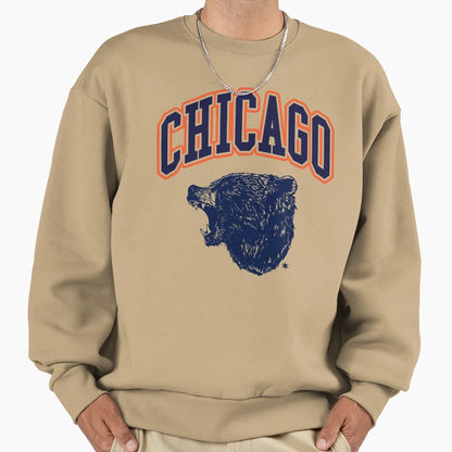 Bear Down Chicago Light Sweatshirt - Casual Everyday Wear Unisex - T-Shirt, Sweatshirt, Hoodie