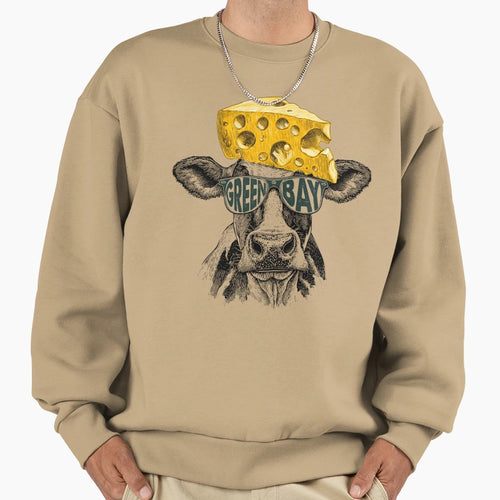 Green Bay Packers Cheesehead Sweatshirt - Streetwear Style for Adults - T-Shirt, Sweatshirt, Hoodie