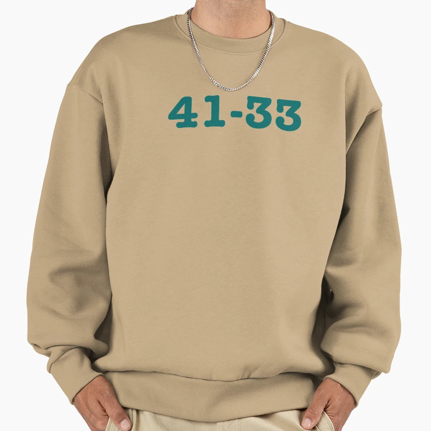 Philly Fans You Know Score 41 33 Sweatshirt - Minimalist Print Men Women - T-Shirt, Sweatshirt, Hoodie