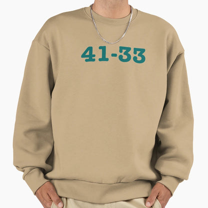 Philly Fans You Know Score 41 33 Sweatshirt - Minimalist Print Men Women - T-Shirt, Sweatshirt, Hoodie