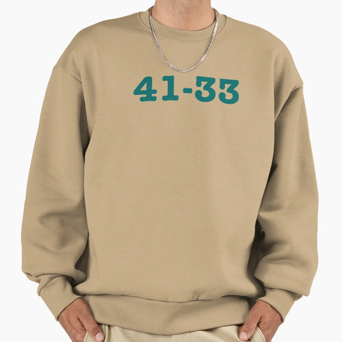 Philly Fans You Know Score 41 33 Sweatshirt - Minimalist Print Men Women - T-Shirt, Sweatshirt, Hoodie