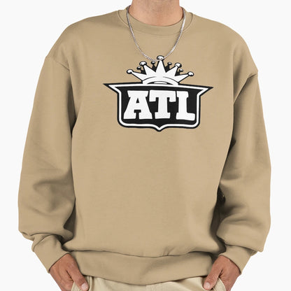 Atl Crown Sweatshirt - Trendy Graphic for Adults - T-Shirt, Sweatshirt, Hoodie