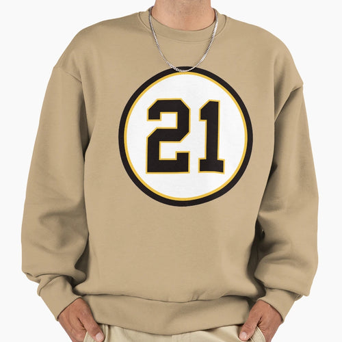 Roberto Clemente 21 Jersey Sweatshirt - Casual Everyday Wear Men Women - T-Shirt, Sweatshirt, Hoodie