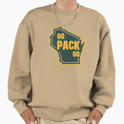 Go Pack Sweatshirt - Novelty Apparel Unisex - T-Shirt, Sweatshirt, Hoodie