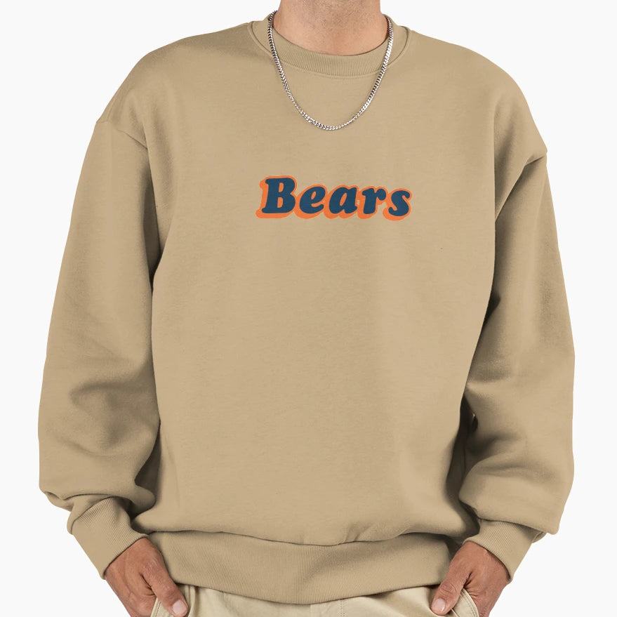 Chicago Bears Sweatshirt - Aesthetic Graphic for Adults - T-Shirt, Sweatshirt, Hoodie