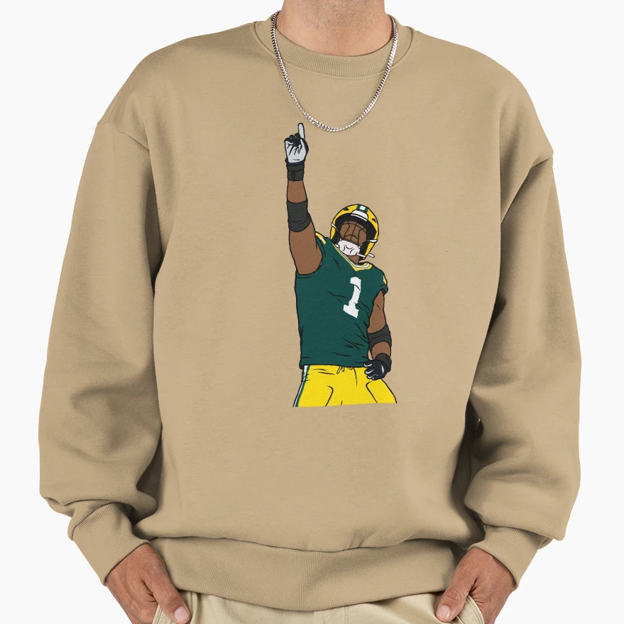 MP Pointing Up Sweatshirt - Minimalist Print for Adults - T-Shirt, Sweatshirt, Hoodie