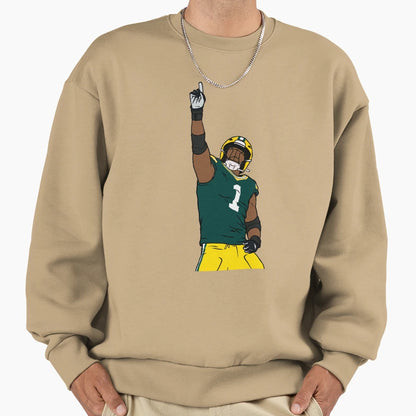 MP Pointing Up Sweatshirt - Minimalist Print for Adults - T-Shirt, Sweatshirt, Hoodie