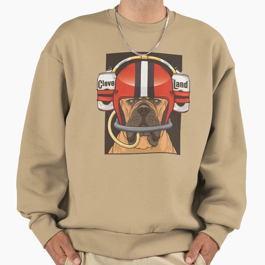 Cleveland Browns Beer Helmet Sweatshirt - Graphic Print Men Women - T-Shirt, Sweatshirt, Hoodie