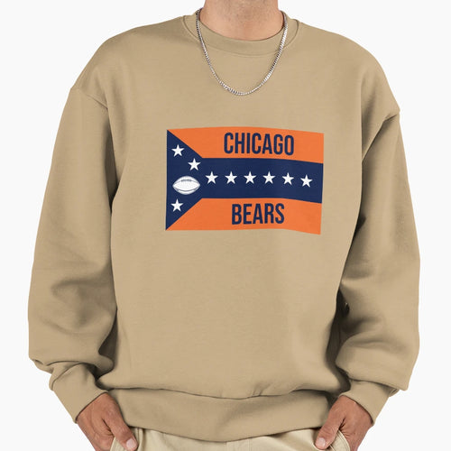 Bears Victory Flag Art Sweatshirt - Trendy Graphic Unisex - T-Shirt, Sweatshirt, Hoodie
