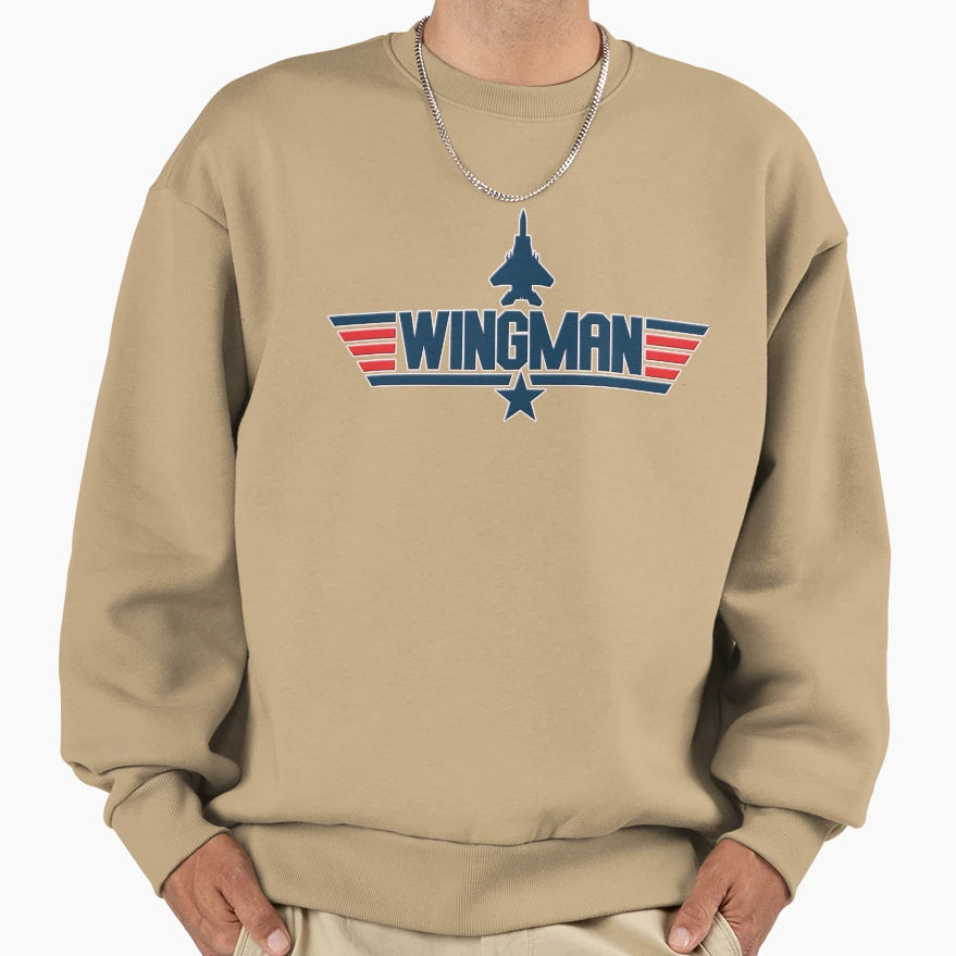 Wingman Maverick Sweatshirt - Streetwear Style for Adults - T-Shirt, Sweatshirt, Hoodie