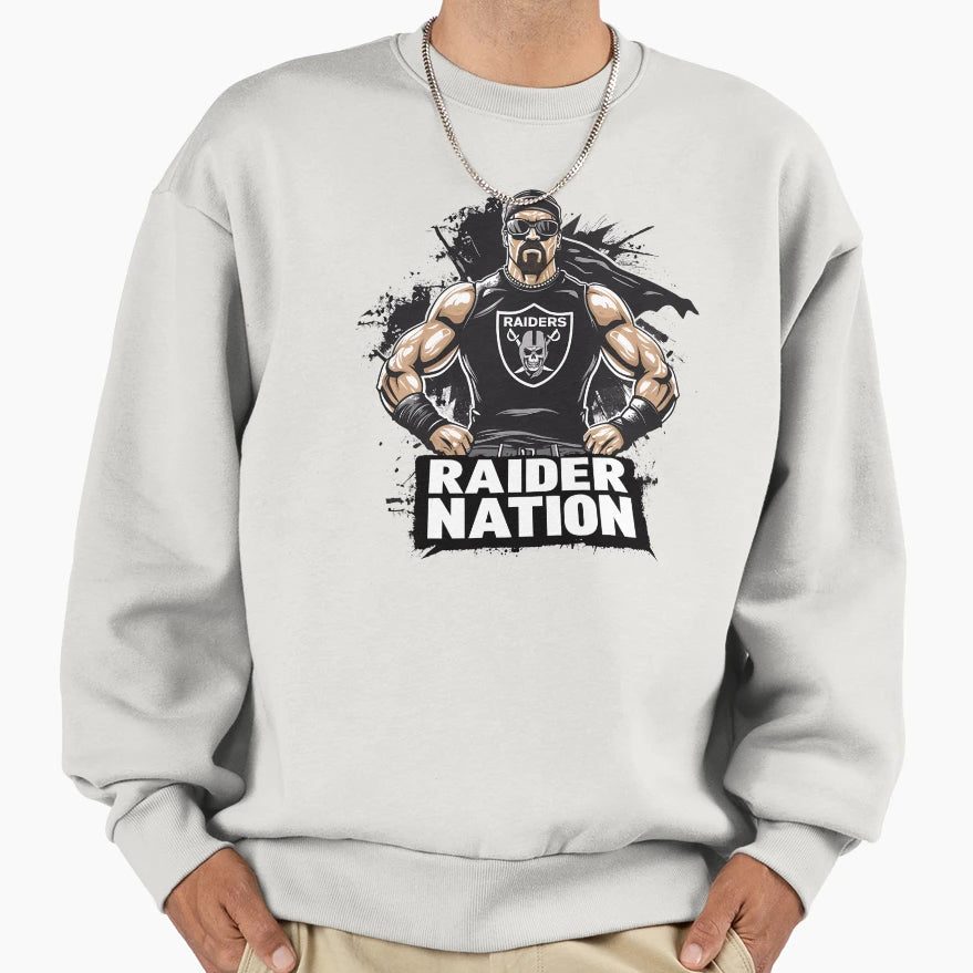 Raider Nation Sweatshirt - Novelty Apparel for Adults - T-Shirt, Sweatshirt, Hoodie