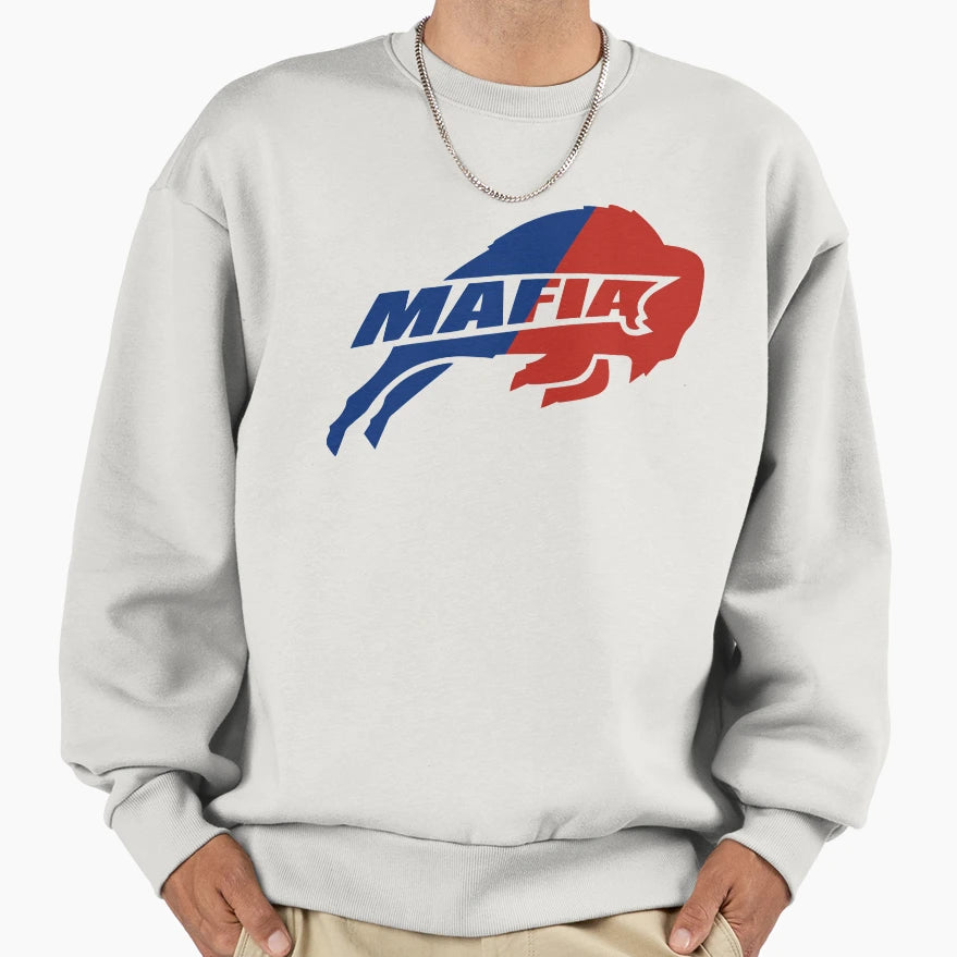 Bills Mafia Sweatshirt - Trendy Graphic for Adults - T-Shirt, Sweatshirt, Hoodie