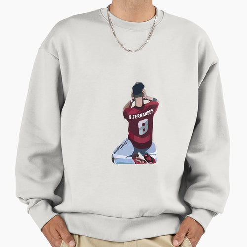 Bruno Fernandes Sweatshirt - Trendy Graphic Men Women - T-Shirt, Sweatshirt, Hoodie