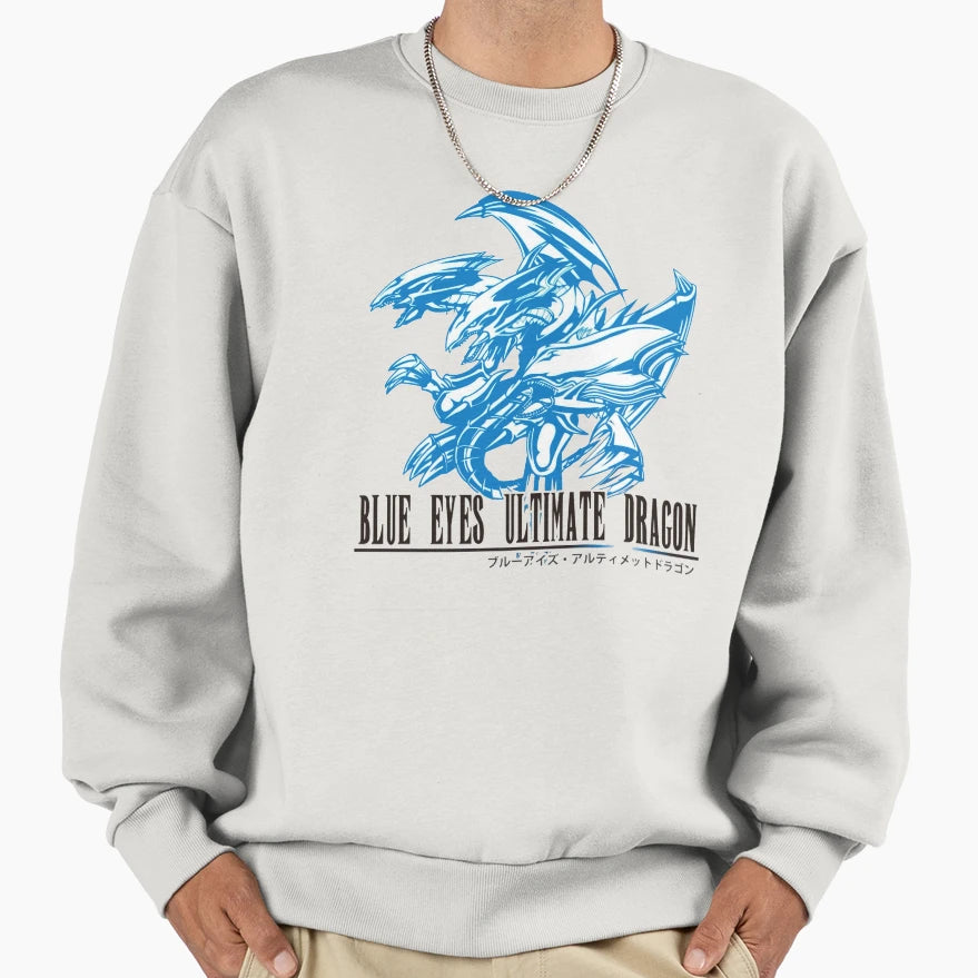 Blue Eyes Ultimate Dragon Sweatshirt - Graphic Print for Adults - T-Shirt, Sweatshirt, Hoodie