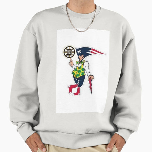 Boston Sports Sweatshirt - Custom Art Print for Adults - T-Shirt, Sweatshirt, Hoodie
