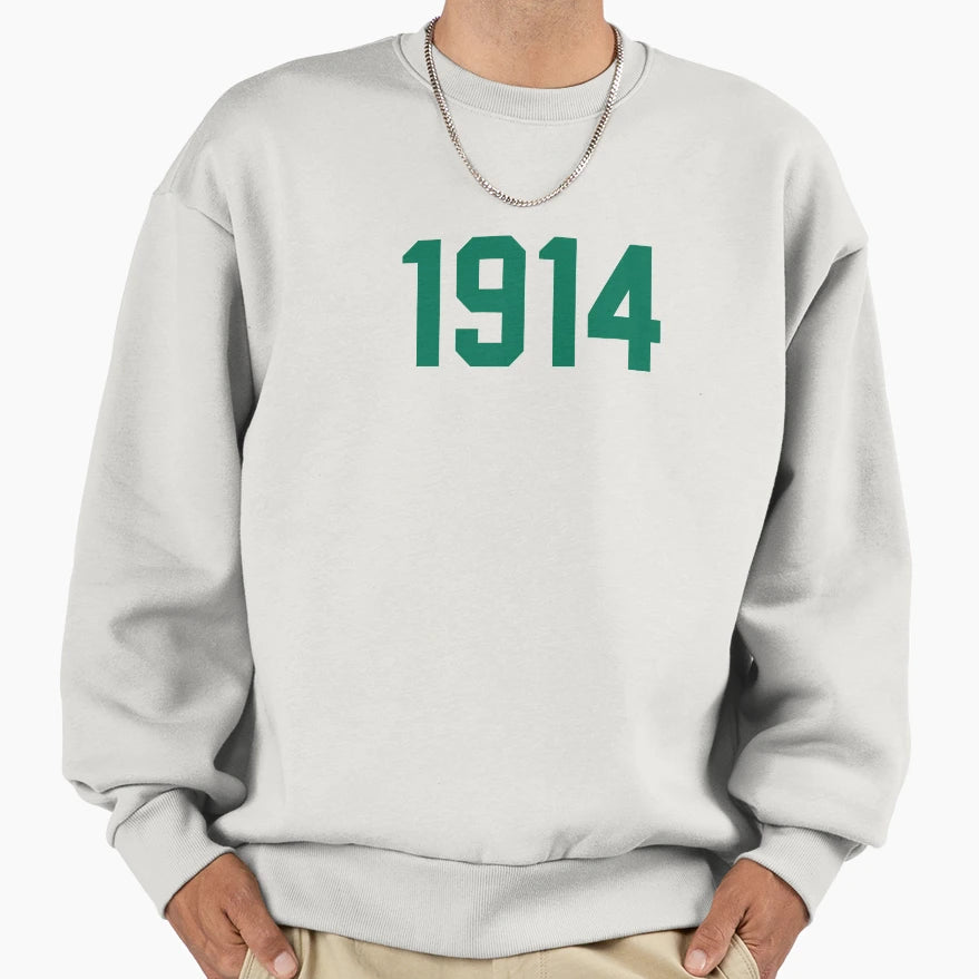 1914 Palmeiras Green Sweatshirt - Trendy Graphic for Adults - T-Shirt, Sweatshirt, Hoodie