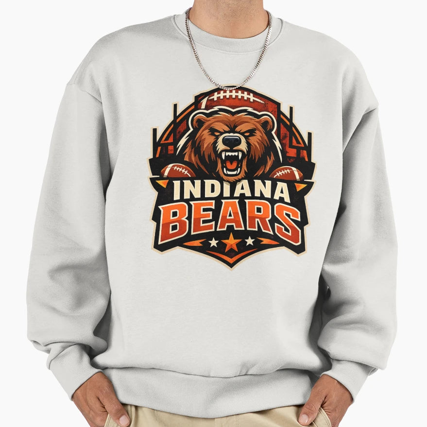 Indiana Bears Logo T-Shirt - Fun Novelty Design for Adults - T-Shirt, Sweatshirt, Hoodie