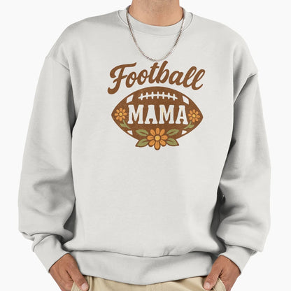 Floral Mom Football T-Shirt - Aesthetic Graphic for Adults - T-Shirt, Sweatshirt, Hoodie