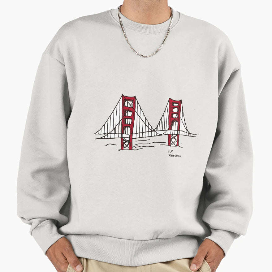 San Francisco Sweatshirt - Trendy Graphic Unisex - T-Shirt, Sweatshirt, Hoodie