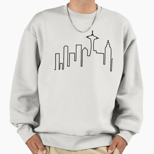 Seattle Skyline Frasier Sweatshirt - Novelty Apparel Unisex - T-Shirt, Sweatshirt, Hoodie