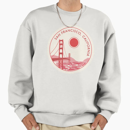 San Francisco California Sweatshirt - Casual Everyday Wear Unisex - T-Shirt, Sweatshirt, Hoodie