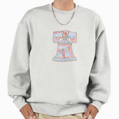 Philly Liberty Bell Sweatshirt - Aesthetic Graphic for Adults - T-Shirt, Sweatshirt, Hoodie