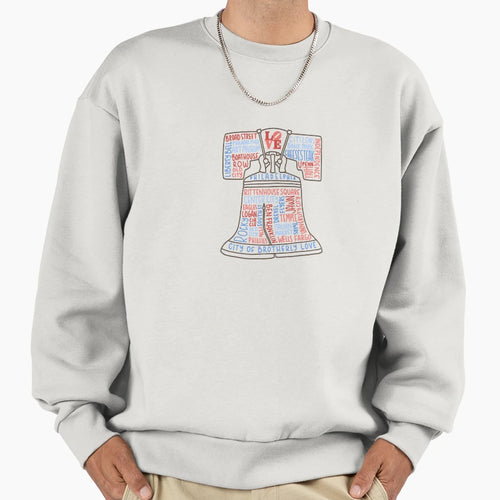 Philly Liberty Bell Sweatshirt - Aesthetic Graphic for Adults - T-Shirt, Sweatshirt, Hoodie