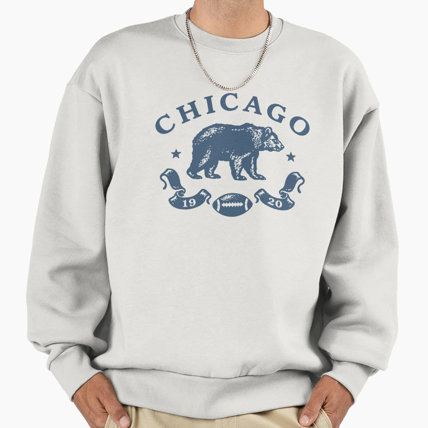 Chicago Football 1920 Sweatshirt - Novelty Apparel for Adults - T-Shirt, Sweatshirt, Hoodie