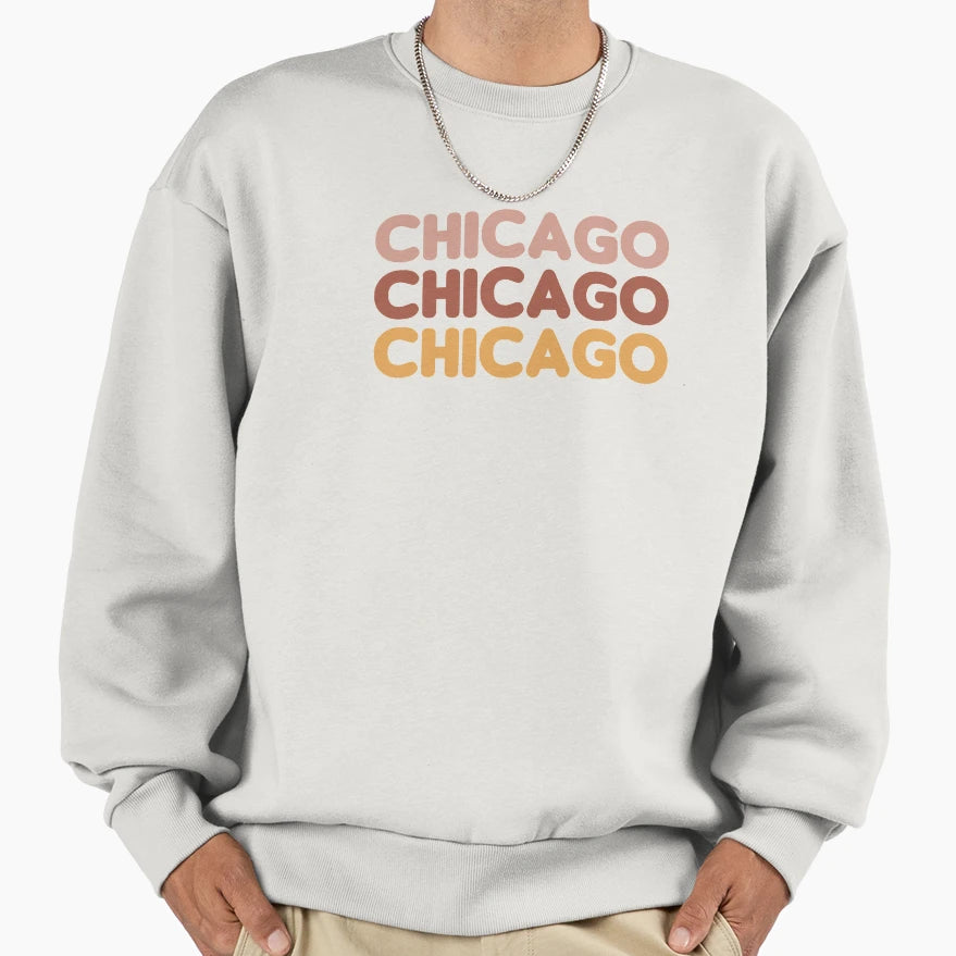 Chicago Illinois Neutrals Sweatshirt - Novelty Apparel Unisex - T-Shirt, Sweatshirt, Hoodie