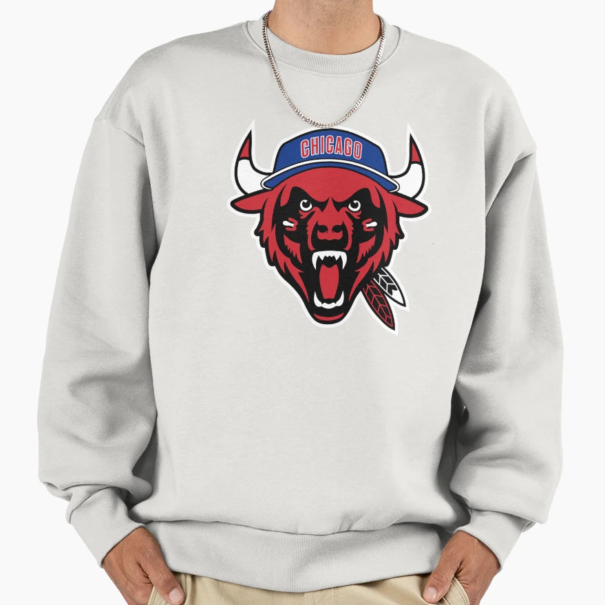 Chicago Beast North Sweatshirt - Trendy Graphic for Adults - T-Shirt, Sweatshirt, Hoodie