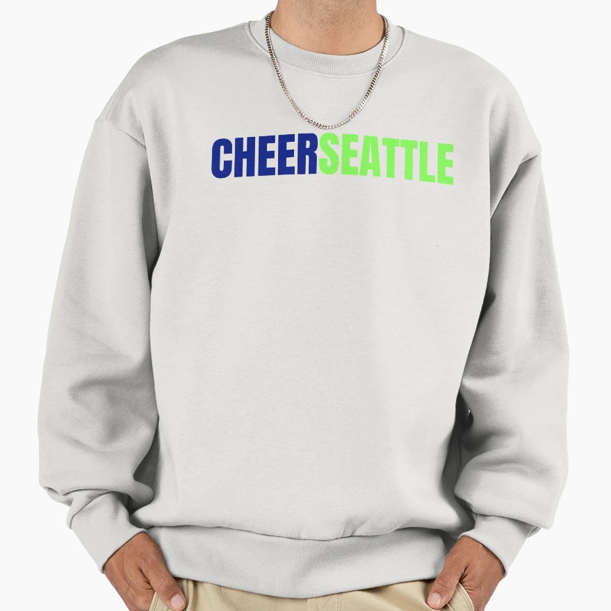 Blue And Green Athletic Sweatshirt - Trendy Graphic Men Women - T-Shirt, Sweatshirt, Hoodie