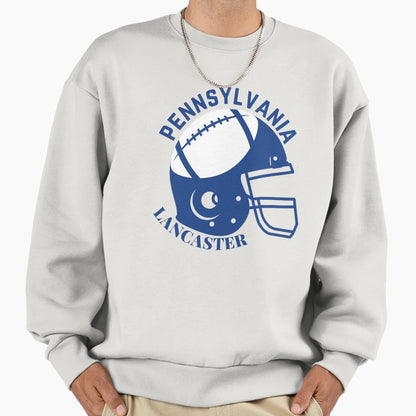 Lancaster Pennsylvania Football Sweatshirt - Trendy Graphic Men Women - T-Shirt, Sweatshirt, Hoodie