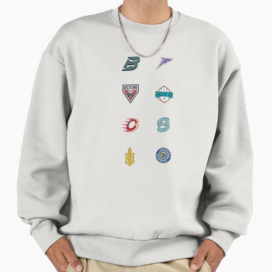 Pwhl Teams Horizontal Sweatshirt - Novelty Apparel Men Women - T-Shirt, Sweatshirt, Hoodie