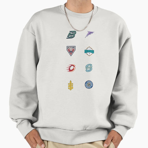 Pwhl Teams Horizontal Sweatshirt - Novelty Apparel Men Women - T-Shirt, Sweatshirt, Hoodie