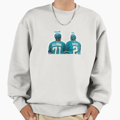 Celebrini Smith Lock Sweatshirt - Custom Art Print for Adults - T-Shirt, Sweatshirt, Hoodie