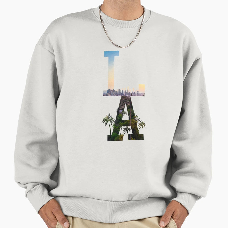 Los Angeles California City Love Sweatshirt - Novelty Apparel Men Women - T-Shirt, Sweatshirt, Hoodie