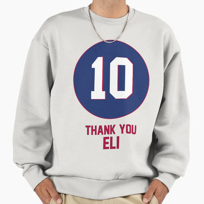 Eli Manning Thank You Eli New York Sweatshirt - Custom Art Print Unisex - T-Shirt, Sweatshirt, Hoodie