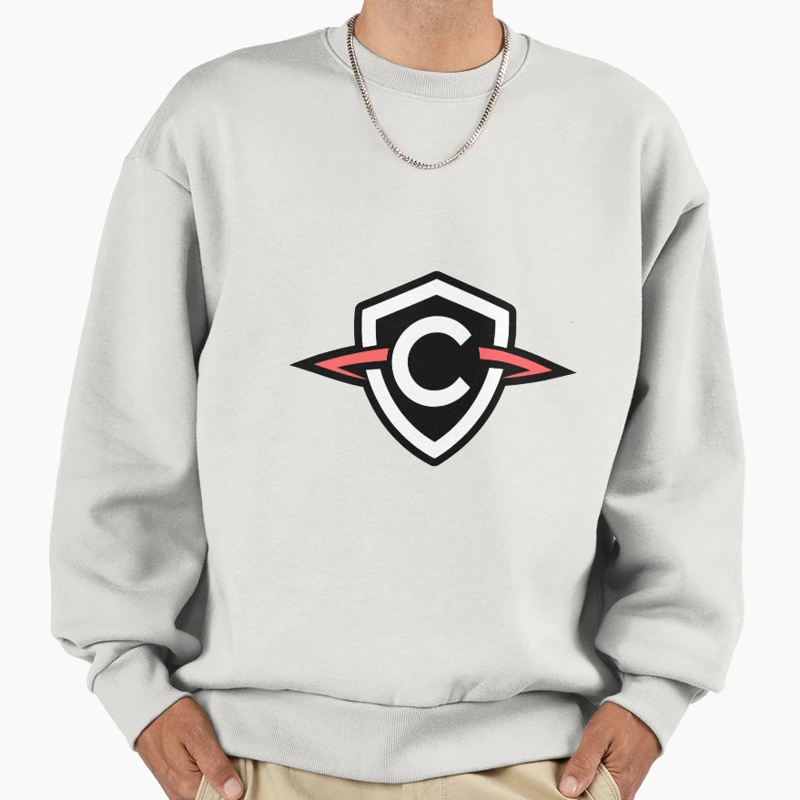 Illustration Letter C Esports Shield Sweatshirt - Novelty Apparel Unisex - T-Shirt, Sweatshirt, Hoodie