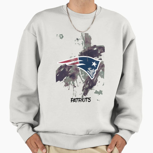 Grunge Patriotss Football Team Sweatshirt - Aesthetic Graphic for Adults - T-Shirt, Sweatshirt, Hoodie