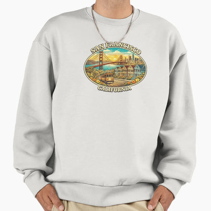 San Francisco Sweatshirt - Minimalist Print for Adults - T-Shirt, Sweatshirt, Hoodie