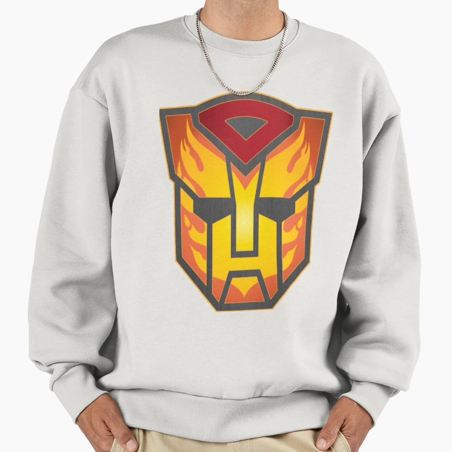 Transformers Hot Rod G1 Autobot Symbol Sweatshirt - Unique Graphic Unisex - T-Shirt, Sweatshirt, Hoodie